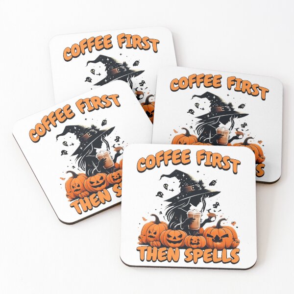 Item preview, Cute Witch Halloween Fall Coffee Aesthetic designed and sold by AmabelleAtelier.