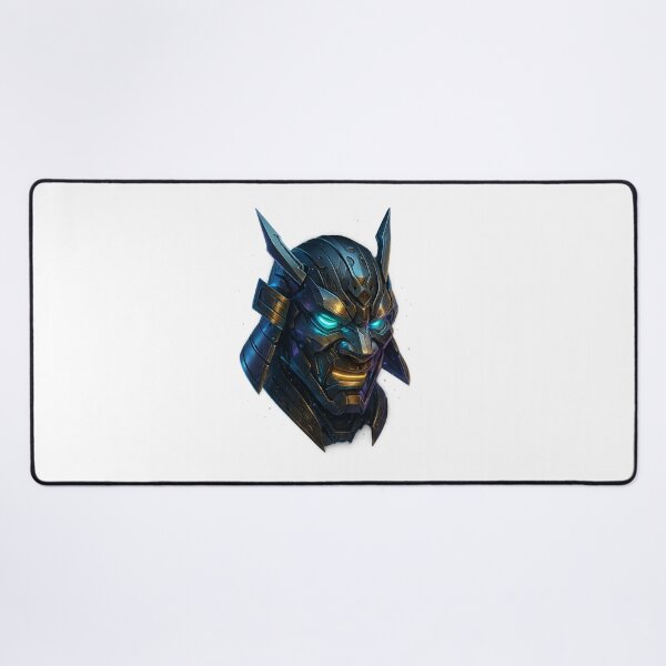 Item preview, Cyber Samurai – Neon Warrior Mask designed and sold by ArcadiaSilence.