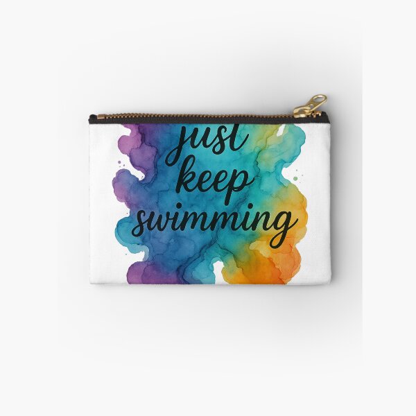 Item preview, Just Keep Swimming - Alcohol Ink Illustration designed and sold by optimusprime39.