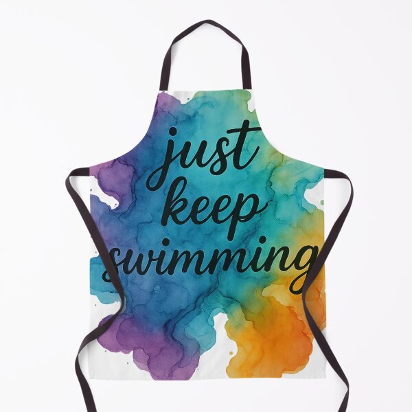 Item preview, Just Keep Swimming - Alcohol Ink Illustration designed and sold by optimusprime39.