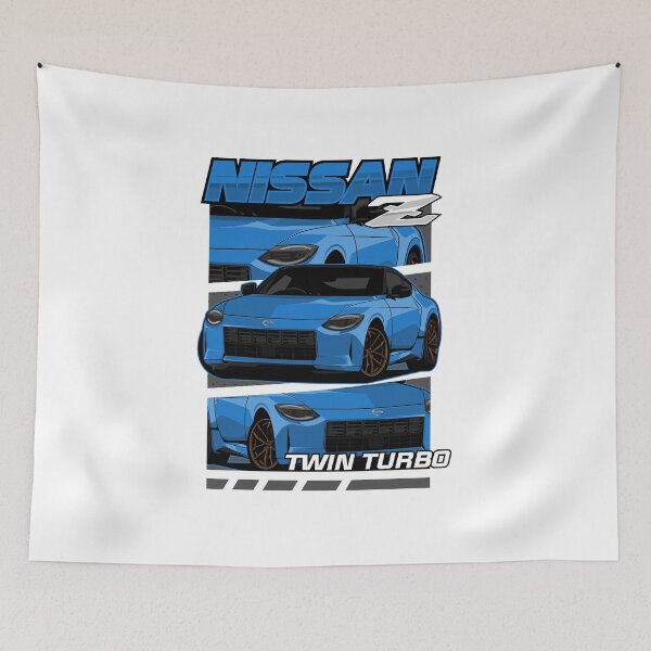 Item preview, Nissan Z Twinn Turbo Blue designed and sold by vektoranda.