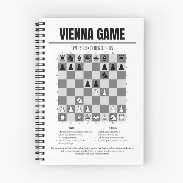 Item preview, Vienna Game Chess Opening designed and sold by Saikishop.