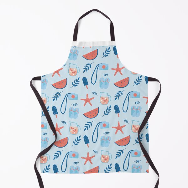 Item preview, Tropical Summer Pattern: Buoys, Surf, Watermelon & Fruits designed and sold by Jamildesign.
