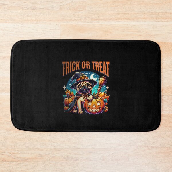 Item preview, Trick or Treat Pug Witch Halloween  Gift designed and sold by Guarddogdrive.