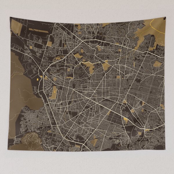 Artikelvorschau, Zapopan Stadtplan von Jalisco, Mexiko - Pastell entworfen und verkauft von deMAP.