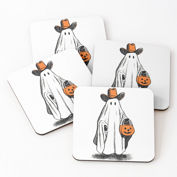 Item preview, Cowboy Ghost Trick or Treating  designed and sold by thepunchypoodle.