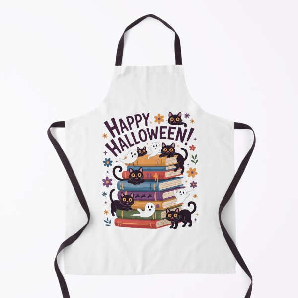 Item preview, Ghost Cat Reading Books Lover Gifts Halloween Spooky designed and sold by WalshDrawnLaugh.