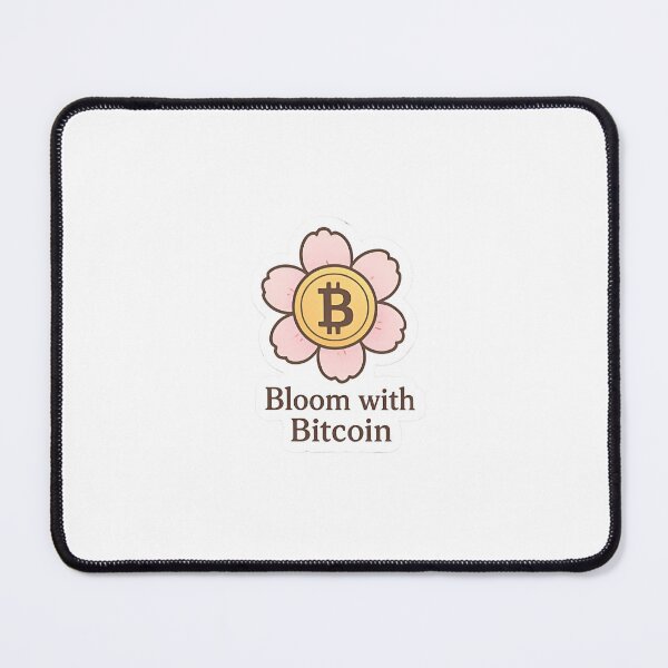 Item preview, Bitcoin flower – "Bloom with Bitcoin" designed and sold by RobinDoodles.