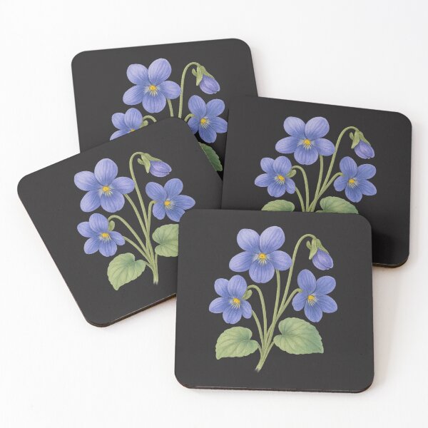 Item preview, Blue Violet (Viola odorata) – Watercolor Botanical designed and sold by TrixiDesigns.
