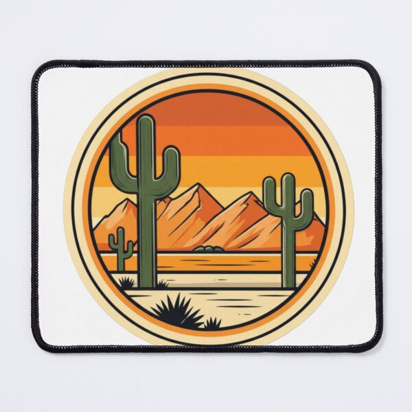 Item preview, Desert Sunset With Cactus and Mountains designed and sold by PrintBreeze.
