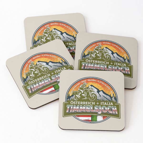 Item preview, Timmelsjoch Austria Passo del Rombo Italy Alps Motorcycle Sticker TShirt 02 designed and sold by OuterShellUK.