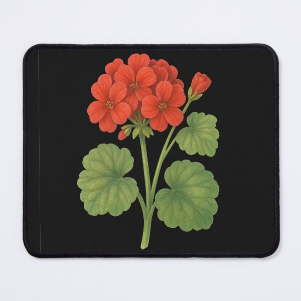 Item preview, Red Geranium (Pelargonium) – Watercolor Botanical designed and sold by TrixiDesigns.