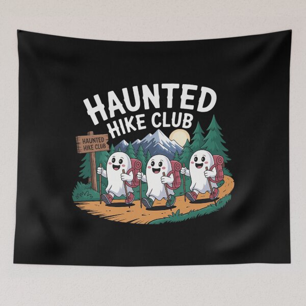 Item preview, Haunted Hike Club Ghost Adventure designed and sold by WalshDrawnLaugh.