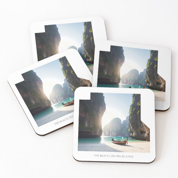 Item preview, Phi Phi Islands: A Majestic and Serene Maya Bay Artwork designed and sold by Digital Dreams Arts.