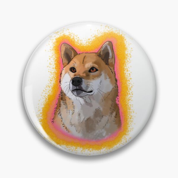 Item preview, golden shiba inu orange splash designed and sold by DawnCatcher20.