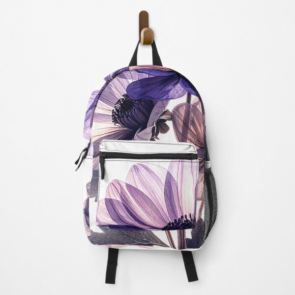 Item preview, Chrysanthemum flowers x-ray style purple designed and sold by LiskoDesign.
