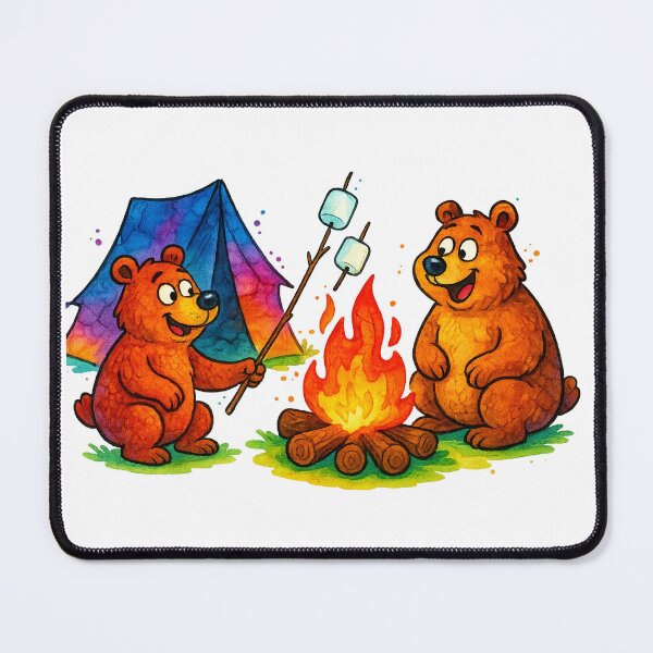 Item preview,  Funny Camping Design in Vibrant Alcohol Ink designed and sold by optimusprime39.