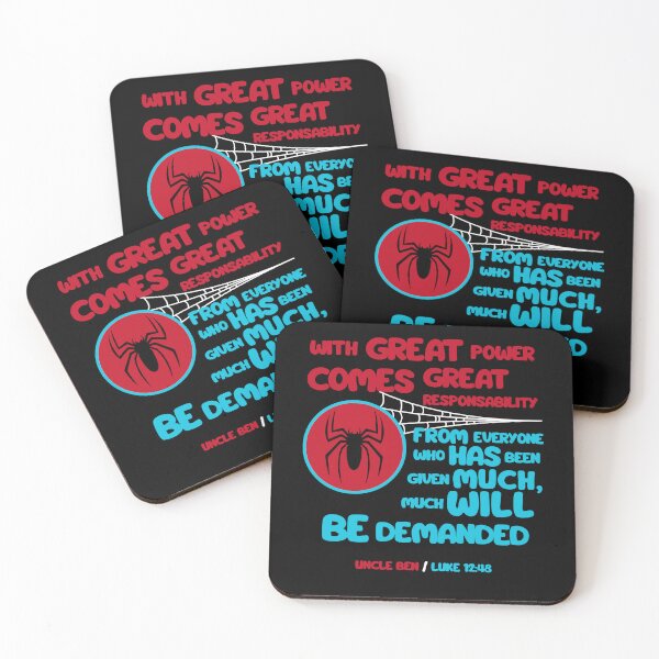 Item preview, With Great Power Comes Great Responsibility – Faith & Hero  designed and sold by OrtegaGrace.