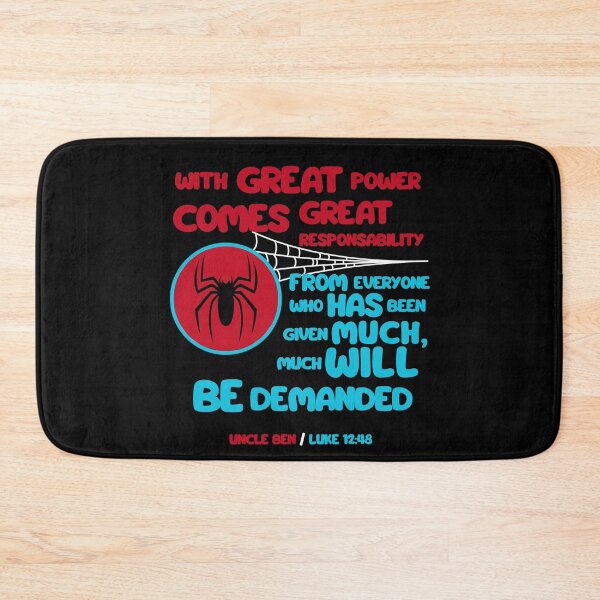 Item preview, With Great Power Comes Great Responsibility – Faith & Hero  designed and sold by OrtegaGrace.