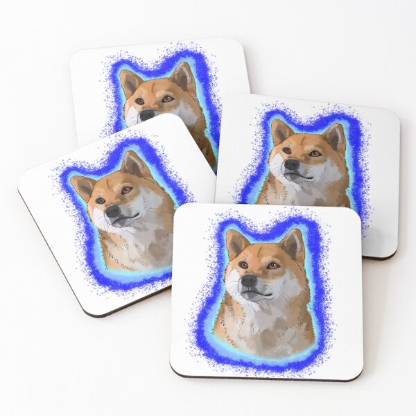 Item preview, golden shiba inu blue splash designed and sold by DawnCatcher20.