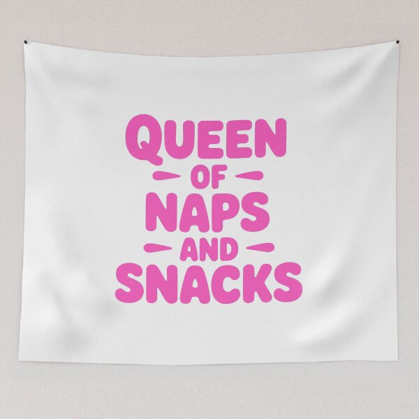 Item preview, Queen Of Naps And Snacks! Pink Nap Queen Girl designed and sold by PMCreative.