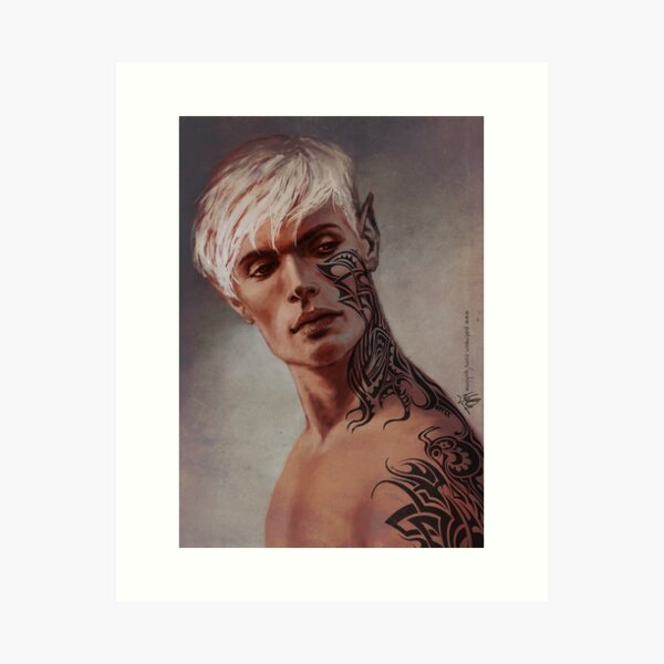 Rowan Whitethorn Trône de verre Impression artistique