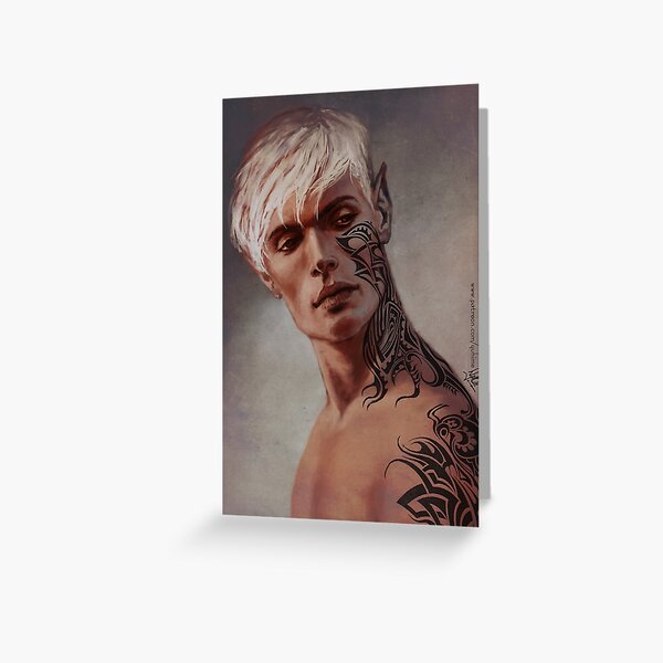 Rowan Whitethorn Trono de cristal Tarjetas de felicitación