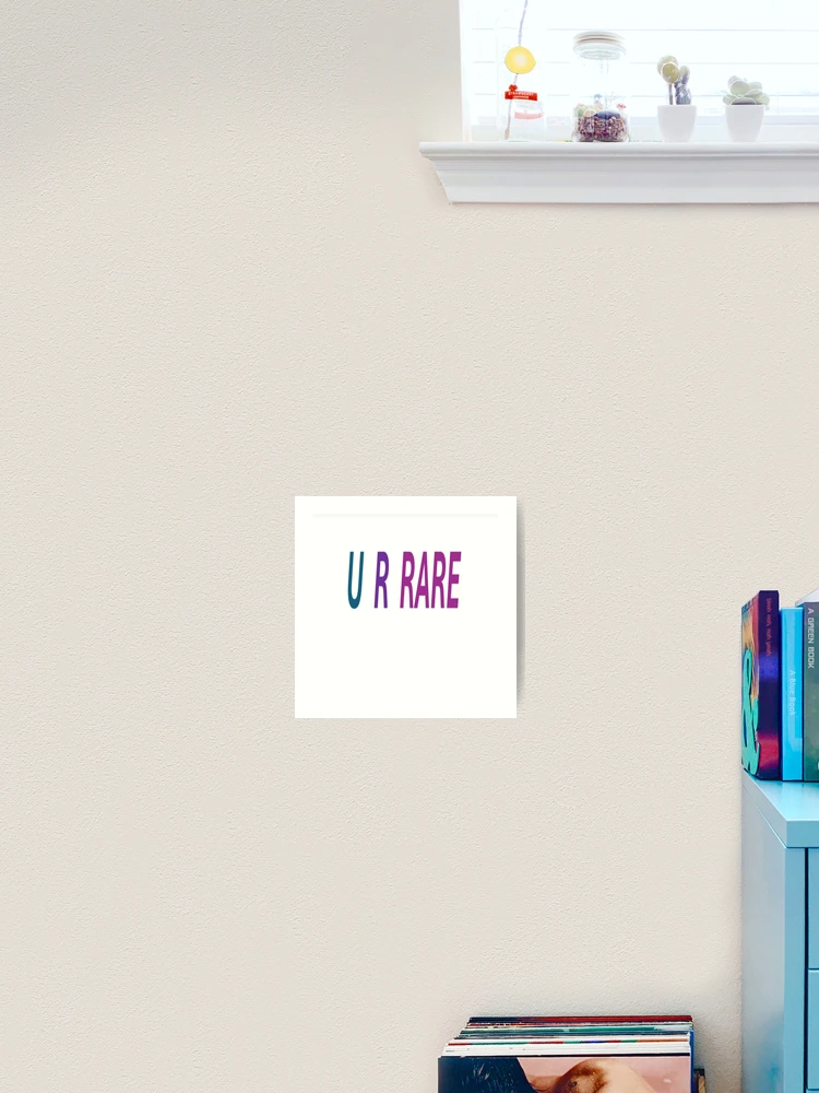 Thumbnail 2 of 3, Art Print, U R RARE designed and sold by Artqween .