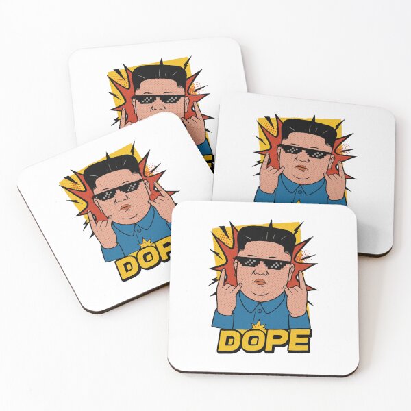 Item preview, Dope, Supreme Leader, North Korea, parody, funnyfits70, Humor, Funny, retro, vintages, funny quotes, animal humor, designed and sold by FunnyFits70.