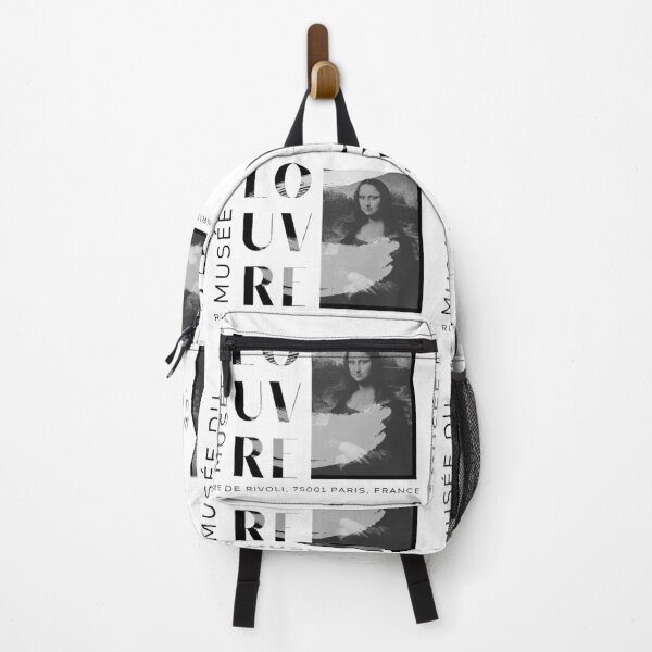Item preview, Louvre Souvenir | Mona Lisa Art Museum Typography Print designed and sold by Parasocialite.