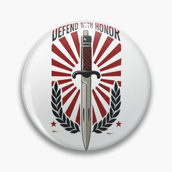 Item preview, Retro Propaganda Bayonet T-Shirt | Defend with Honor War Poster Design designed and sold by Uglyandcute.