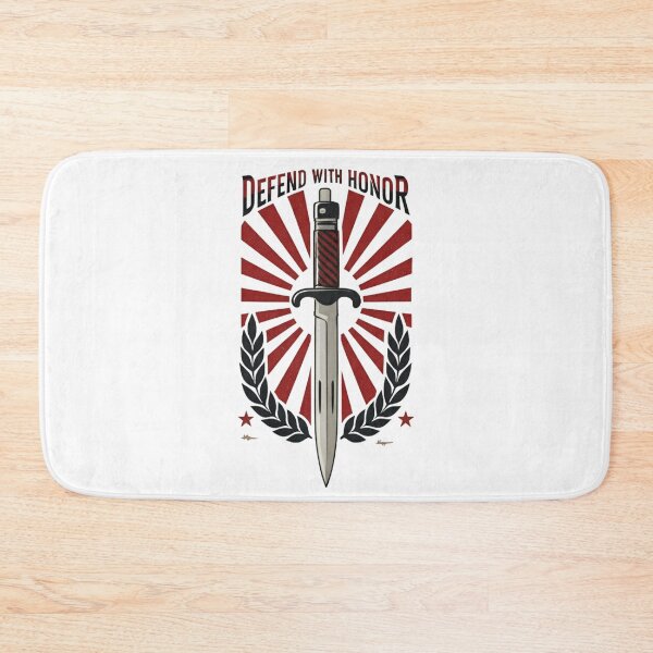 Item preview, Retro Propaganda Bayonet T-Shirt | Defend with Honor War Poster Design designed and sold by Uglyandcute.