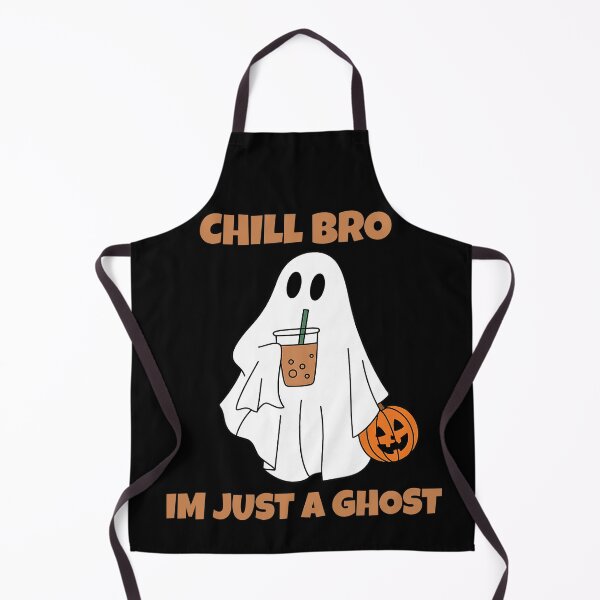 Item preview, Chill Bro Im Just a Ghost Funny Hallowen Gifts designed and sold by asiacreations.