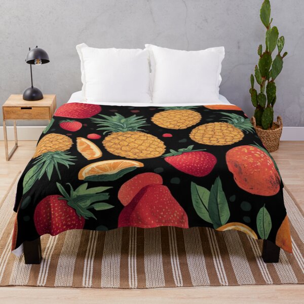 Aperçu de l'œuvre Motif de fruits exotiques vibrants créée et vendue par optimusprime39.