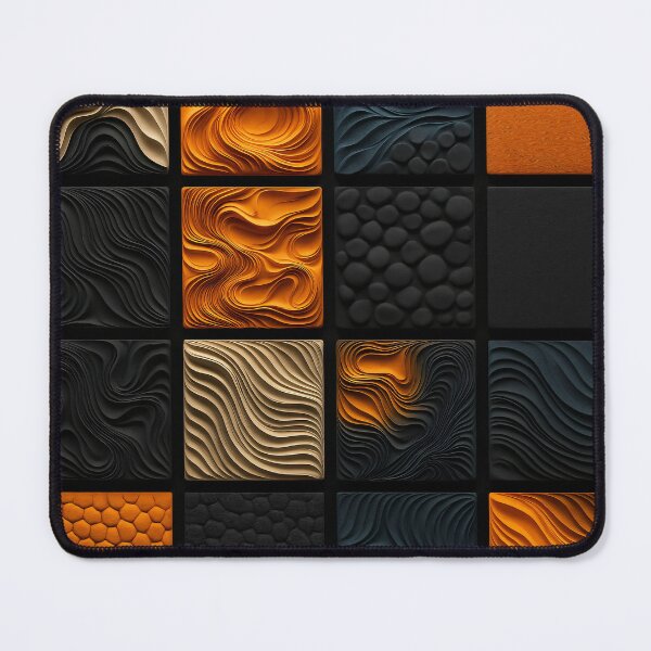 Item preview, Textured Geometry Tiles designed and sold by Kaleidoscope Print.