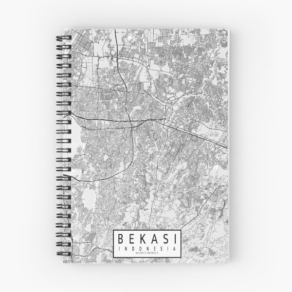 Item preview, Bekasi City Map of West Java, Indonesia - Light designed and sold by deMAP.