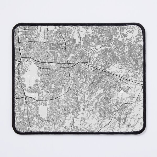 Item preview, Bekasi City Map of West Java, Indonesia - Light designed and sold by deMAP.