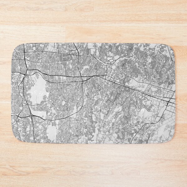 Item preview, Bekasi City Map of West Java, Indonesia - Light designed and sold by deMAP.