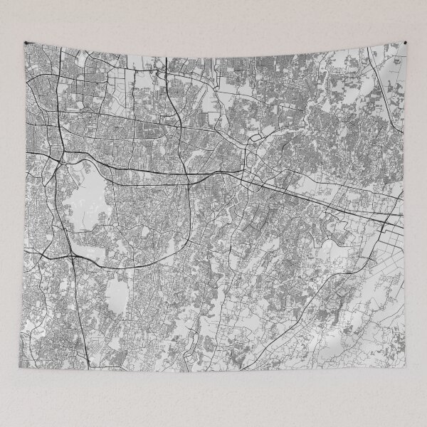 Item preview, Bekasi City Map of West Java, Indonesia - Light designed and sold by deMAP.