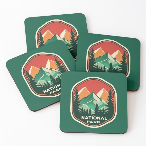 Item preview, Vintage National Park Mountain Badge Design designed and sold by PrintBreeze.