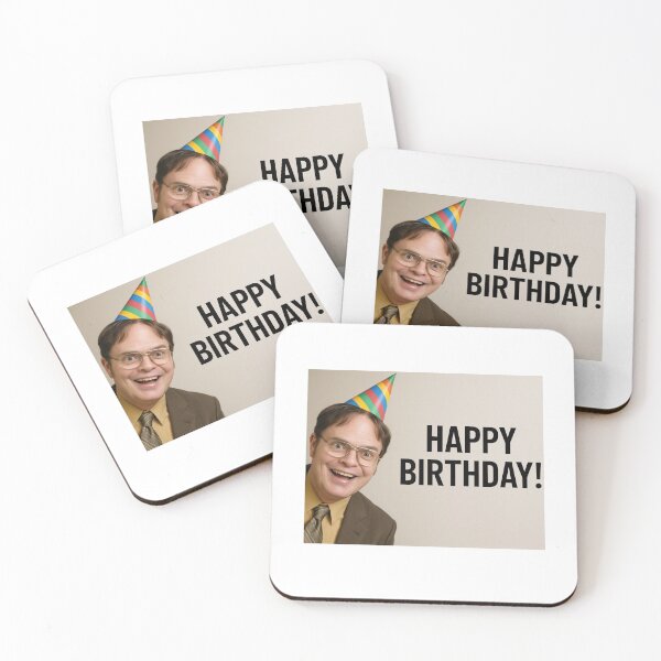 Item preview, Dwight Schrute birthday funny prank meme gift weird designed and sold by CheeseBlueprint.