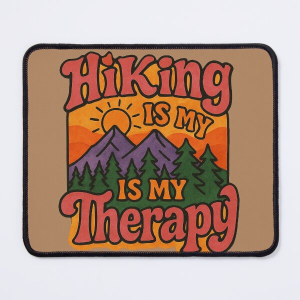 Item preview, Hiking is my Therapy designed and sold by FrictionMaxxing.