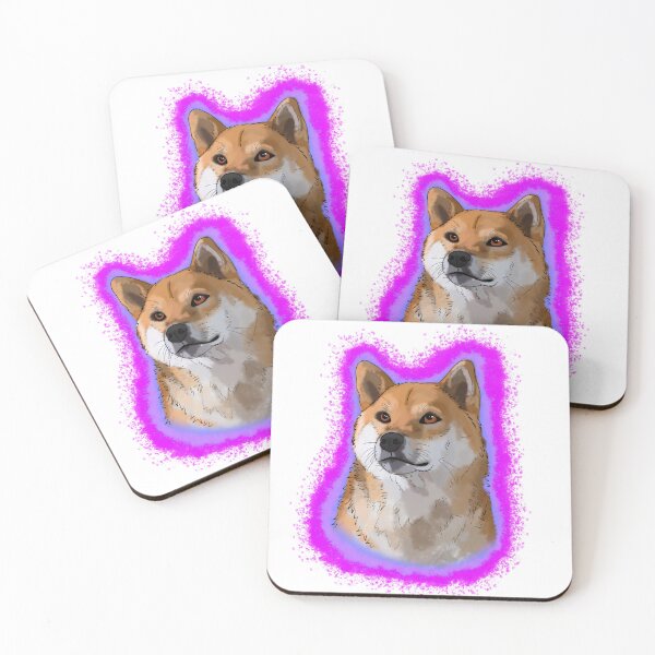 Item preview, golden shiba inu violet splash designed and sold by DawnCatcher20.
