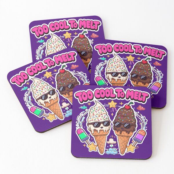 Item preview, Too Cool to Melt Ice Cream Duo designed and sold by MyWittyThings.