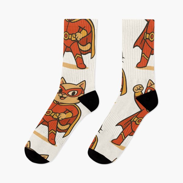 Item preview, Cute Superhero Cat – Original Cartoon Hero Kitty Design designed and sold by HoopeStylee.