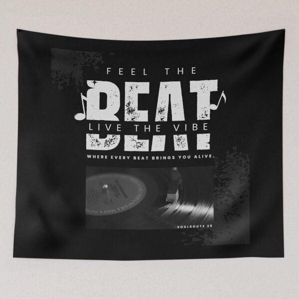 Item preview, Feel the Beat Live the Vibe designed and sold by SoulRoute.