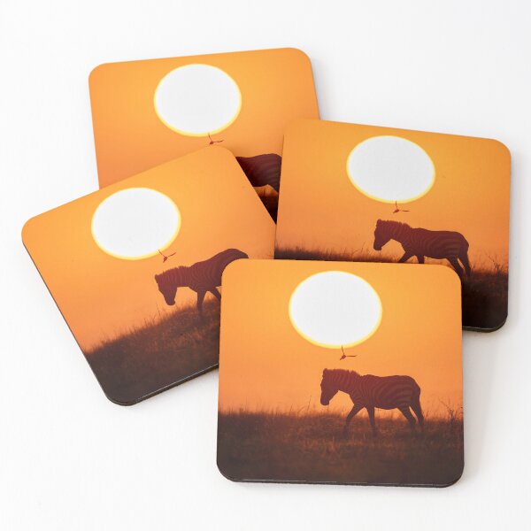 Item preview, Zebra at Sunset Masai Mara Kenya designed and sold by PhotoArt by Joan Carroll.