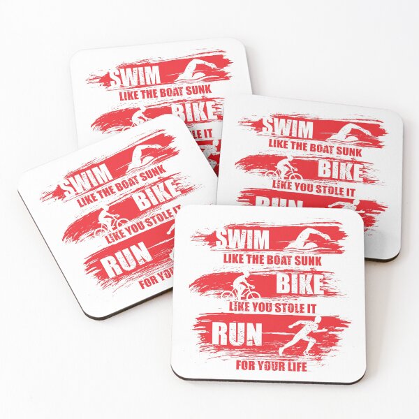 Item preview, Swim Like The Boat Sunk Bike Like You Stole It Run For Your Life, Sport Triathlon designed and sold by overstyle.