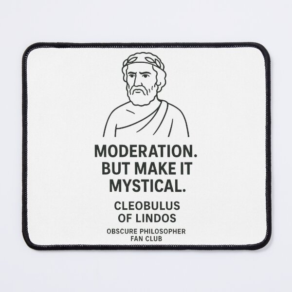 Item preview, Obscure Philosopher Fan Club: Cleobulus of Lindos designed and sold by Grand Illusions.