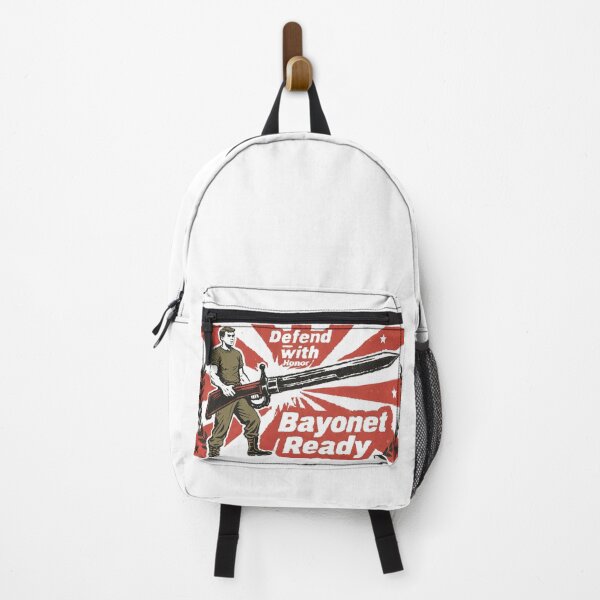 Item preview, Retro Propaganda Bayonet T-Shirt | Defend with Honor War Poster Design designed and sold by Uglyandcute.